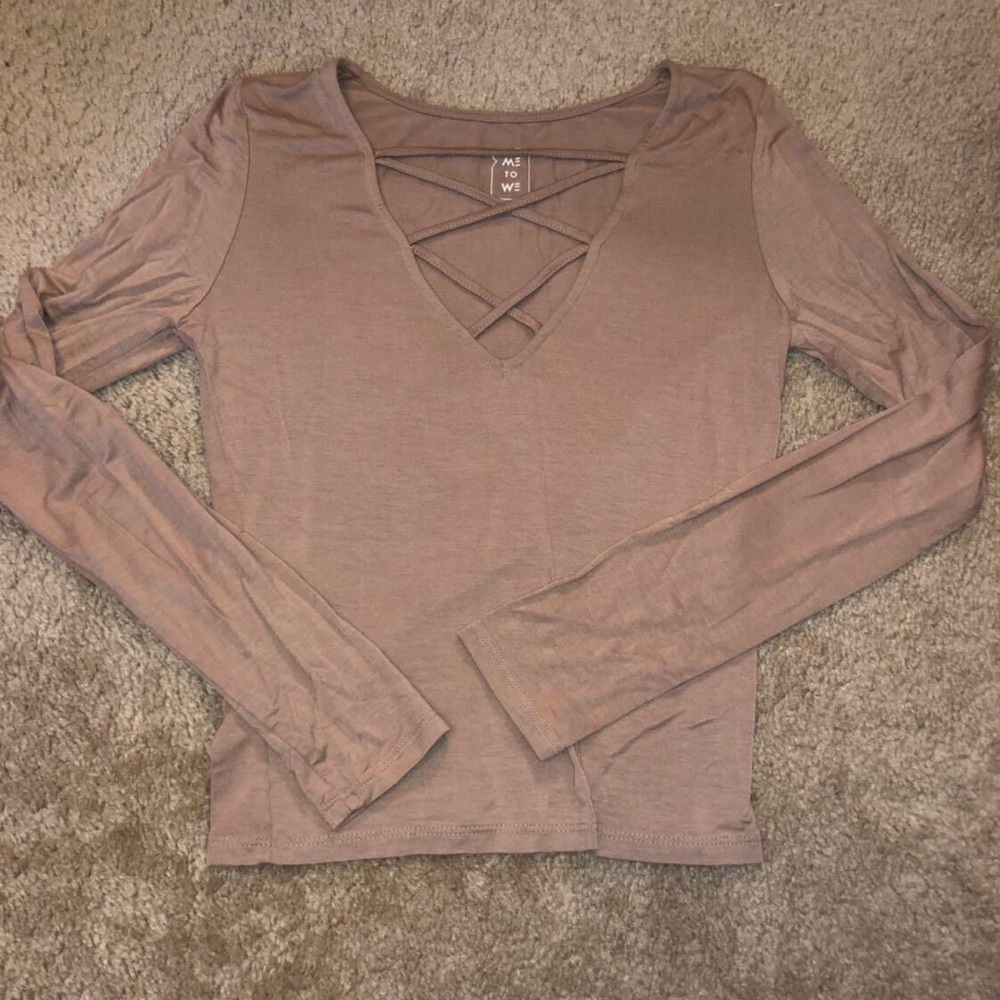 Pacsun lace up top